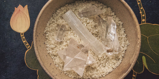 Cleansing Crystals with the Dry Salt Method