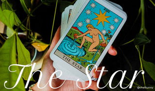 The Star tarot card held in hand, symbolizing hope, healing, and renewal—weekly tarot reading energy for May 25 to June 1, 2025.