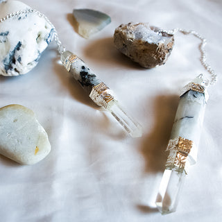 Crystal Quartz Point Pendulum